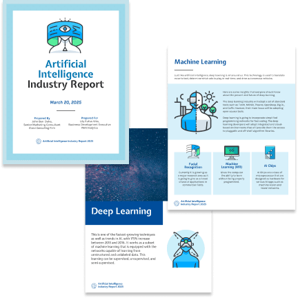Artificial intelligence Artificial intelligence template