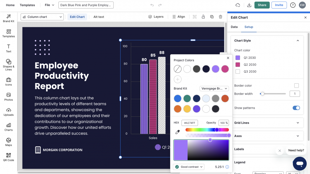 Color blind friendly palette - editor