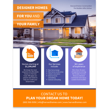 Designer home Designer home template