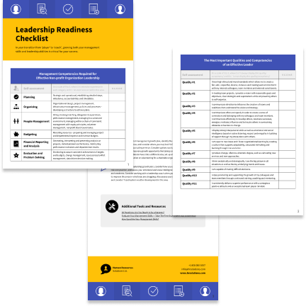 Leadership checklist Leadership checklist template