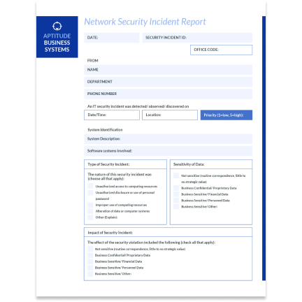 Network security Network security template
