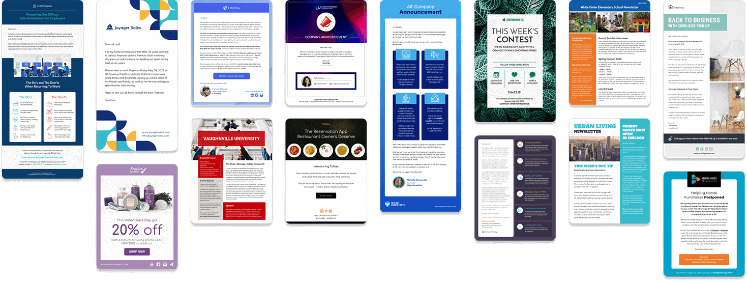 Newsletter templates Newsletter templates
