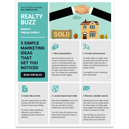 Realty buzz Realty buzz template