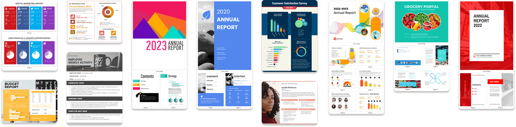 Report templates Report templates