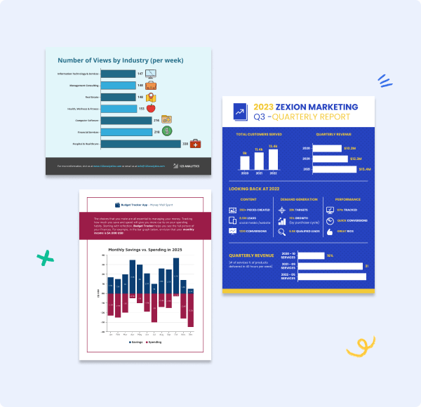 Transform raw data into powerful insights with Venngage's bar graph templates